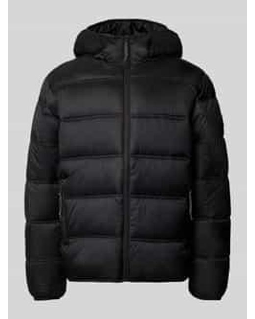 Tommy Hilfiger Gewatteerd Regular Fit Jack Met Capuchon in het Black voor heren