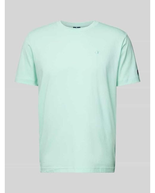 Champion T-Shirt mit Logo-Stitching in Green für Herren