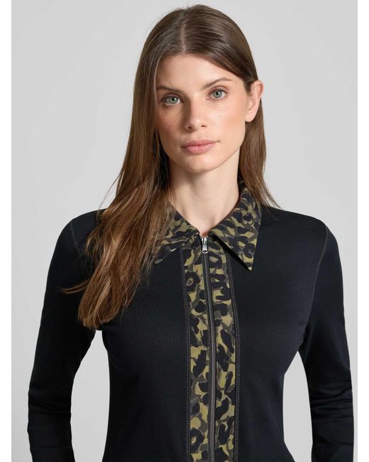Marc Cain Cardigan Met Platte Kraag in het Black