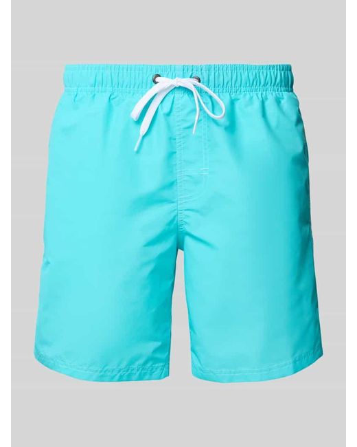 Sundek Badehose mit elastischem Bund in Blue für Herren