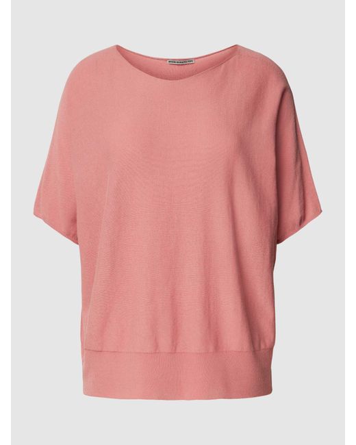Drykorn Gebreid Shirt Met Ronde Hals in het Pink