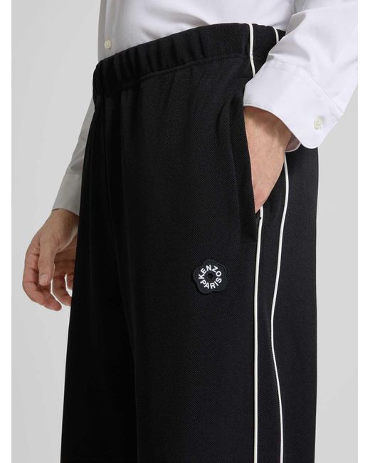 KENZO Joggers & Trackpants in het Black voor heren
