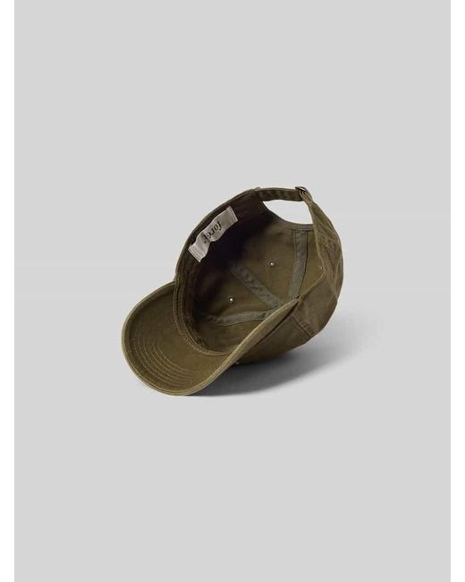 Forét Basecap mit Label-Stitching in Green für Herren