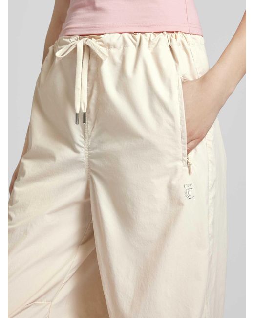 Juicy Couture Natural Hose mit elastischem Bund Modell 'AYLA'