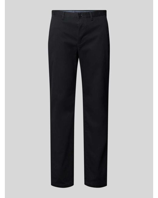 Tommy Hilfiger Regular Fit Chino Van Katoenmix, Model 'Denton' in het Blue voor heren