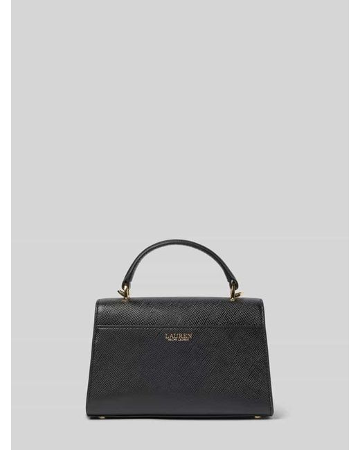 Ralph Lauren Black Satchel Bag mit Label-Detail