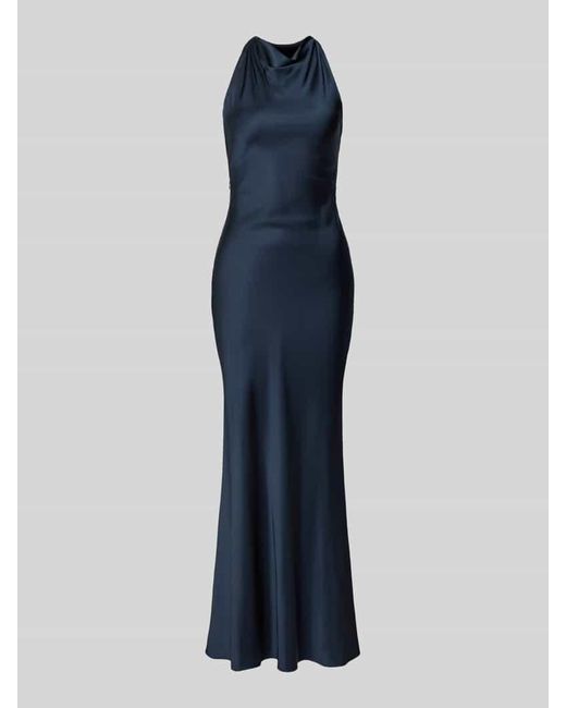 Forever New Blue Abendkleid mit Neckholder Modell 'Audrey'