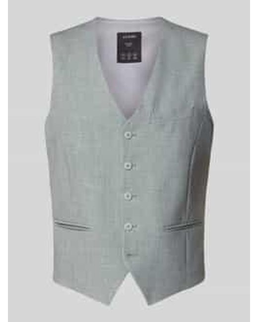 S.oliver Regular Fit Gilet Met Viscose in het Gray voor heren