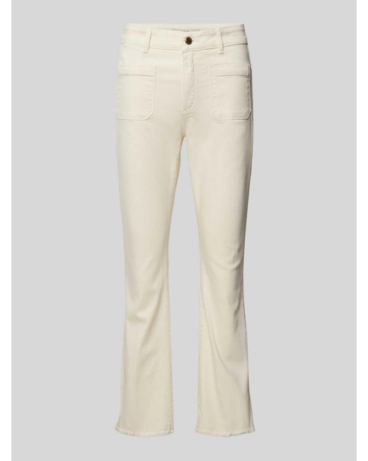 Brax Bootcut Jeans mit Fransen Modell 'Style. Anna' in Natural für Herren