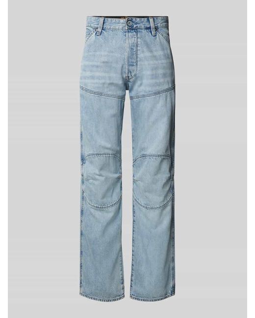 G-Star RAW Regular Fit Jeans mit Teilungsnähten in Blue für Herren
