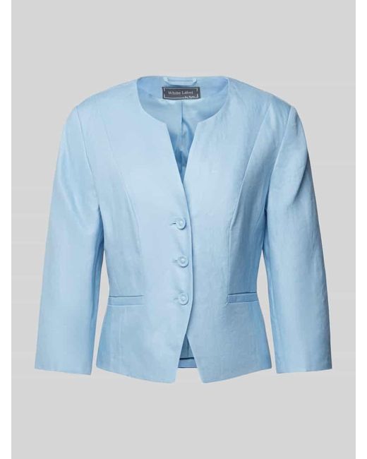 White Label Blue Blazer mit Leistentaschen