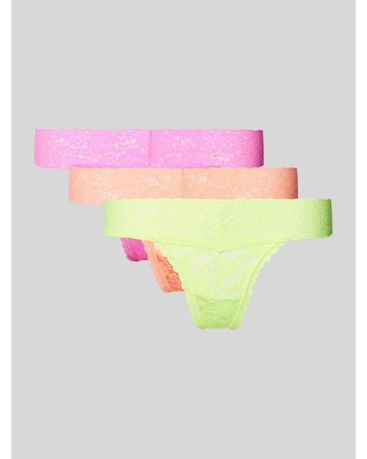 Guess String Met Etskanteffect in het Pink