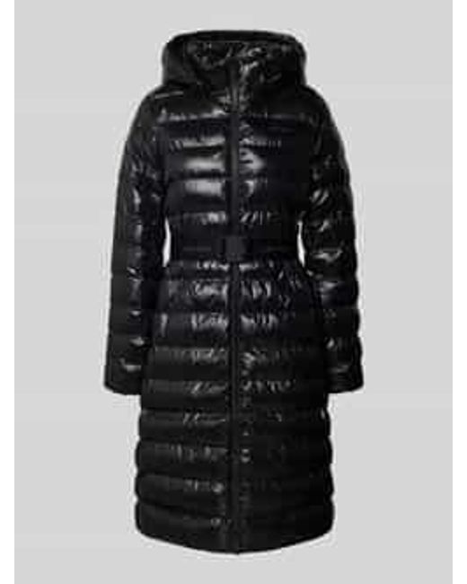Calvin Klein Gewatteerde Jas Met Capuchon in het Black