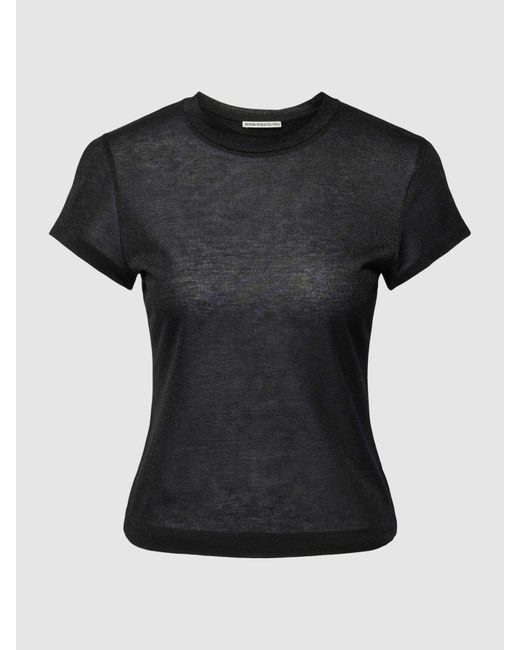 Drykorn T-shirt Met Ronde Hals in het Black