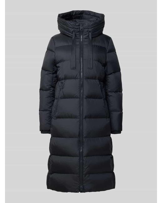 Marc O' Polo Blue Regular Fit Daunenmantel mit Kapuze