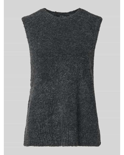 S.oliver Gray Regular Fit Pullunder mit Woll-Anteil
