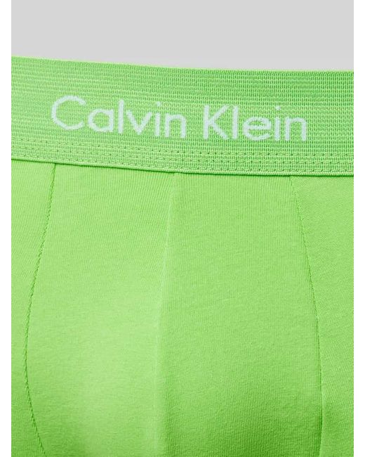 Calvin Klein Trunks mit elastischem Logo-Bund im 5er-Pack in Yellow für Herren