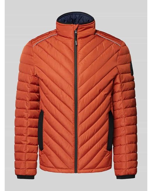 Mcneal Steppjacke Mit Label-Detail in Orange für Herren