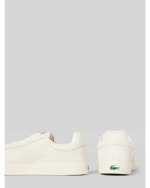 Lacoste Natural Sneaker mit Strukturmuster Modell 'BASESHOT'