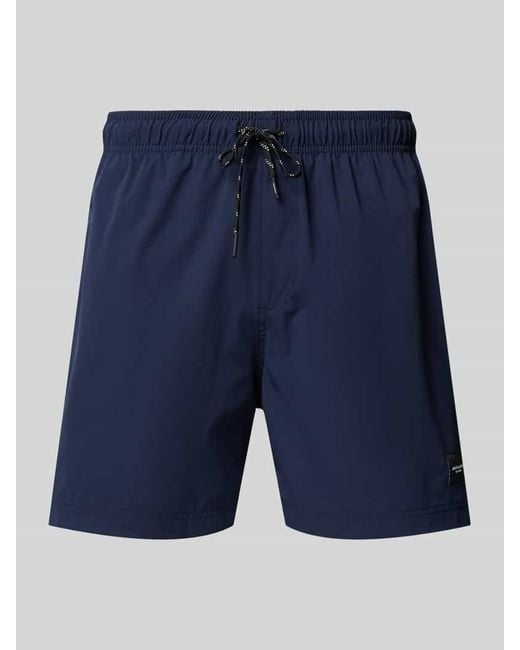 Jack & Jones Badehose mit elastischem Bund Modell 'STMAUI' in Blue für Herren