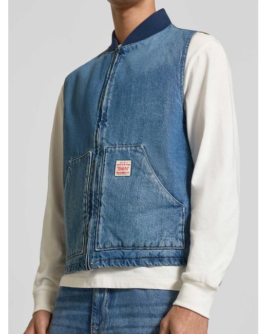 Levi's Bodywarmers in het Blue voor heren