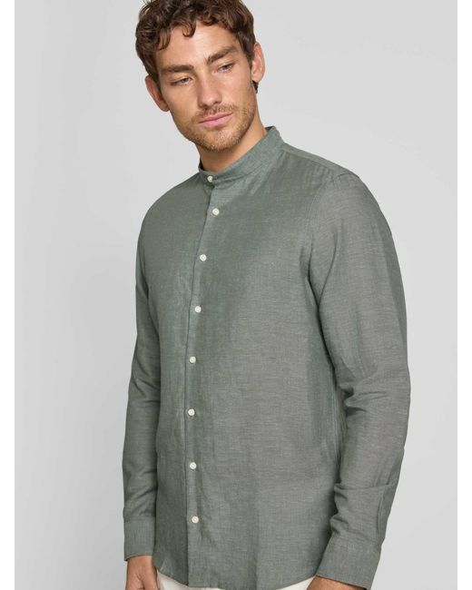 Jake*s Slim Fit Zakelijk Overhemd Met Knoopsluiting in het Green voor heren