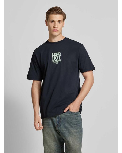 Only & Sons T-Shirt mit Rundhalsausschnitt in Blue für Herren