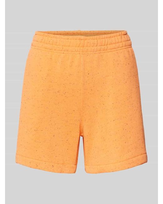 Jake*s Orange Sweatshorts mit elastischem Bund