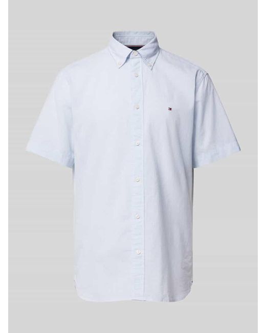 Tommy Hilfiger Regular Fit Business-Hemd mit Kentkragen in White für Herren