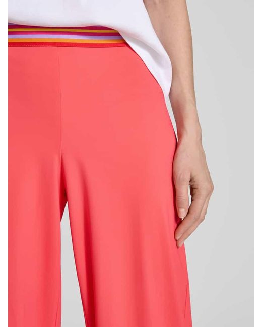 RAFFAELLO ROSSI Red Regular Fit Culotte mit fixierten Bügelfalten Modell 'SALLY'