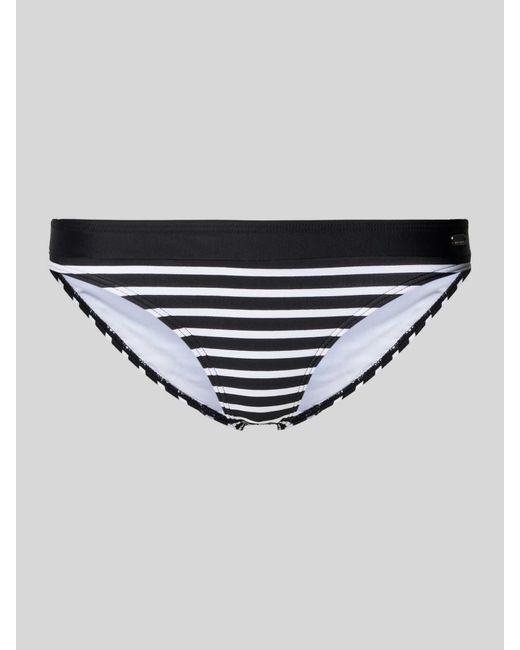 Venice Beach Bikinibroekje Met Labelapplicatie, Model 'Summer' in het Black
