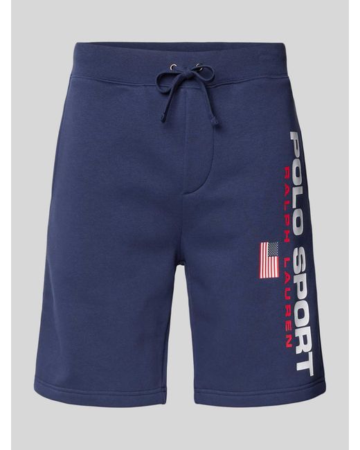 Polo Ralph Lauren Shorts Met Elastische Band in het Blue voor heren
