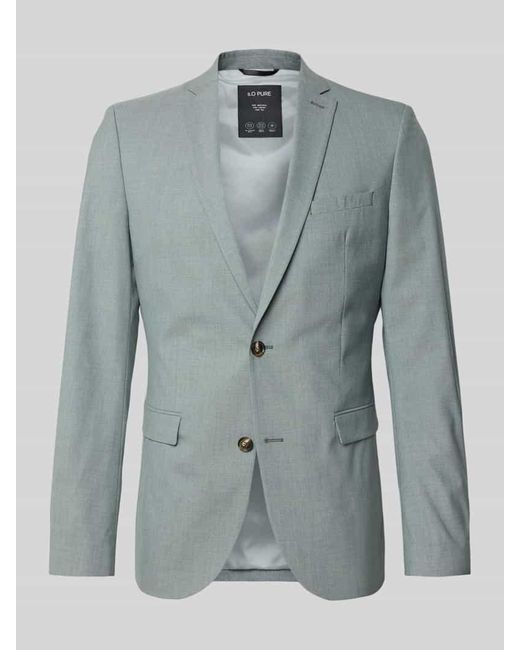S.oliver Slim Fit Anzugsakko mit Viskoseanteil in Green für Herren