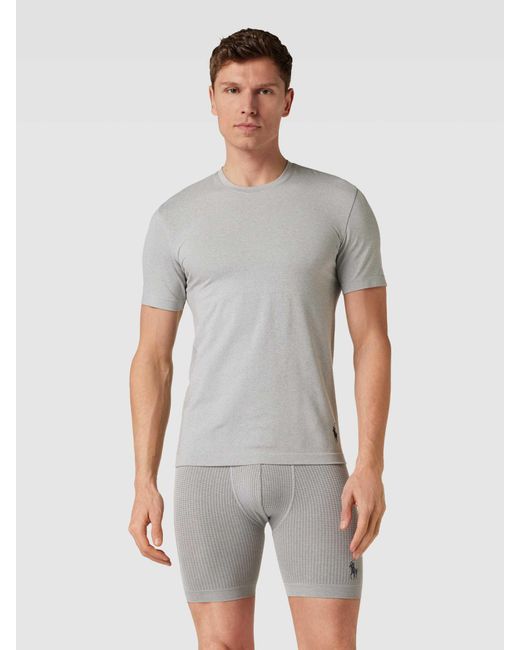 Polo Ralph Lauren T-Shirt mit Rundhalsausschnitt in Gray für Herren