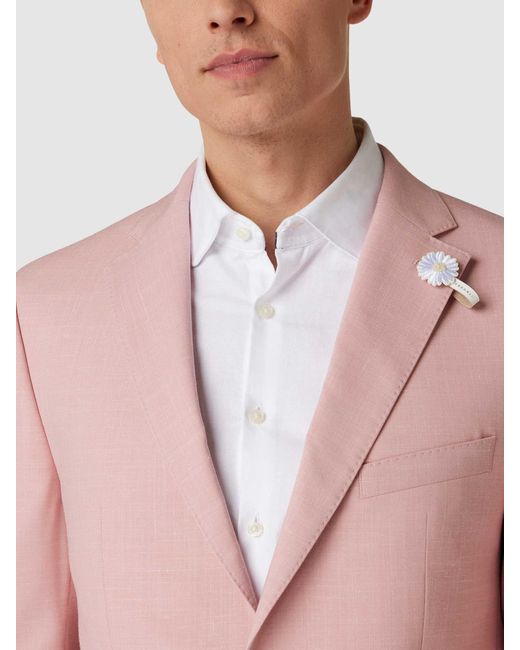 Baldessarini Sakko mit feinem Muster in Pink für Herren