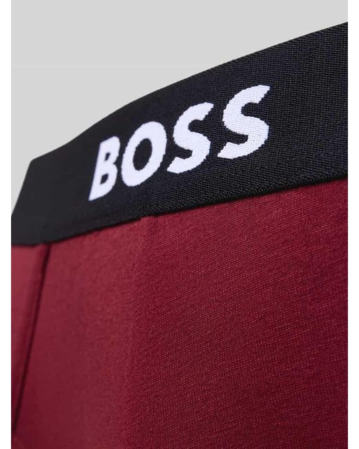 Boss Mini-Trunks aus Baumwoll-Mix im 3er-Pack in Blue für Herren