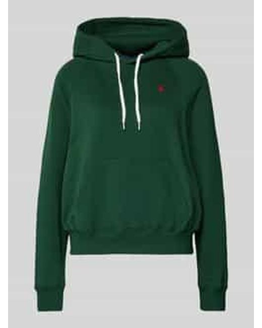 Polo Ralph Lauren Regular Fit Hoodie Met Logostitching in het Green