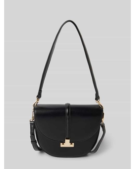 SEIDENFELT Black Saddle Bag mit Tragehenkel Modell 'GIORA'