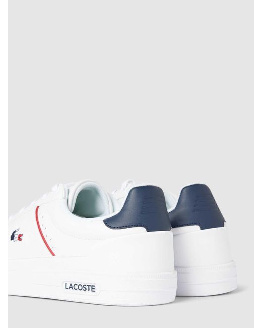 Lacoste Sneakers Met Logostitching in het White voor heren