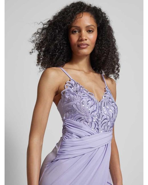 Lipsy Purple Abendkleid
