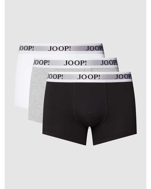 Joop! Trunks Mit Logo-Bund Im 3Er-Pack in White für Herren