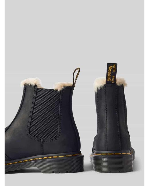 Dr. Martens Black Chelsea Boots Aus Leder Mit Innenfutter Modell 'Leonore'