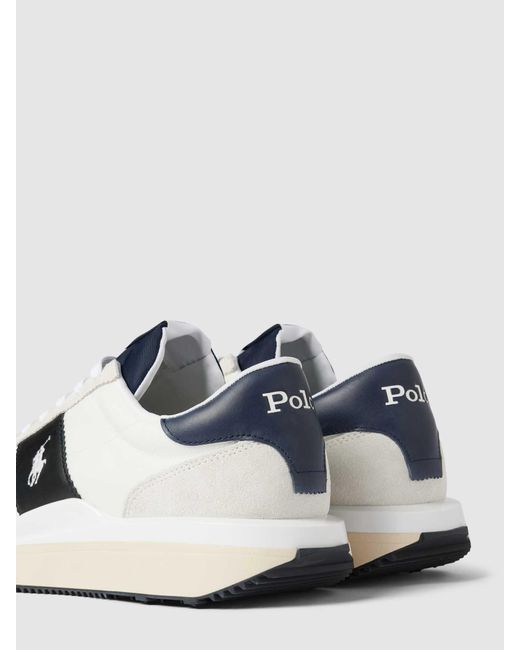 Polo Ralph Lauren Sneakers Met Labelprint in het White voor heren
