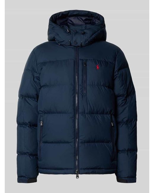 Polo Ralph Lauren Daunenjacke mit Logo-Stitching in Blue für Herren