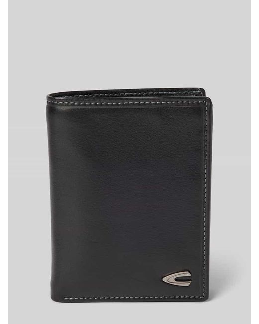 Camel Active Lederportemonnaie Mit Logo-Applikation Modell 'Vegas' in Black für Herren