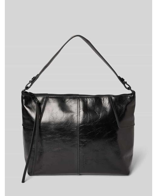 Liebeskind Berlin Black Handtasche mit Label-Detail Modell 'MILA'