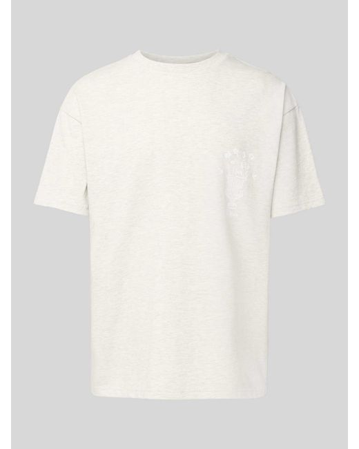 BLKVIS T-shirt Met Motief- En Labelprint in het White voor heren