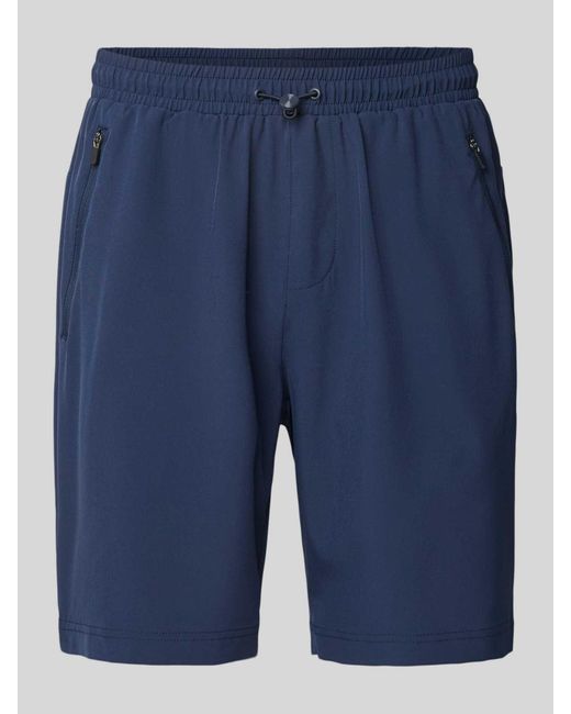 J.o.y. Regular Fit Korte Broek Met Ritszakken in het Blue voor heren