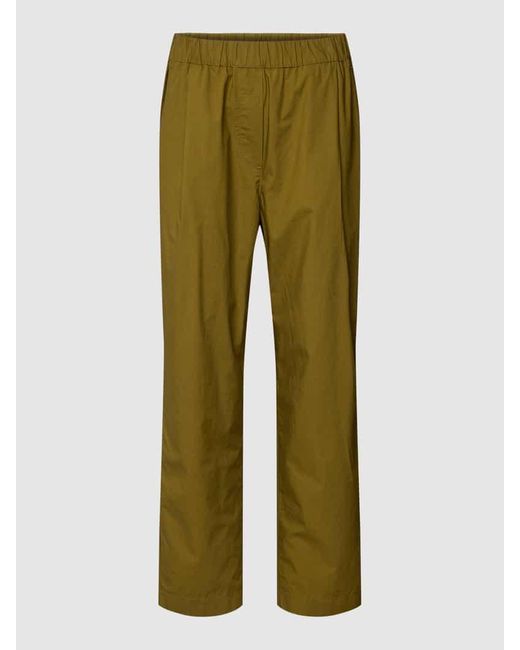 Marc O' Polo Green Stoffhose in verkürzter Passform