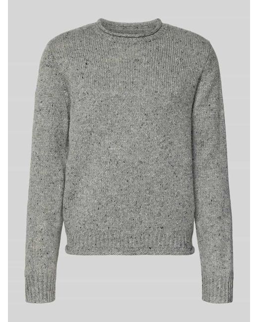 Superdry Strickpullover mit Rundhalsausschnitt Modell 'Donegal Jumper' in Gray für Herren